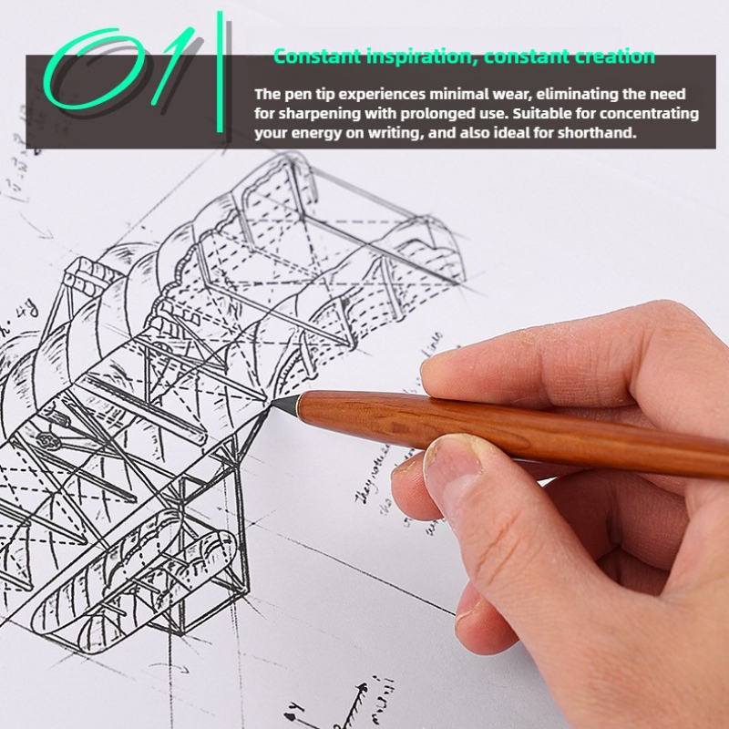 Wooden Eternal Pencil No Sharp - Stationery Supplier review and price