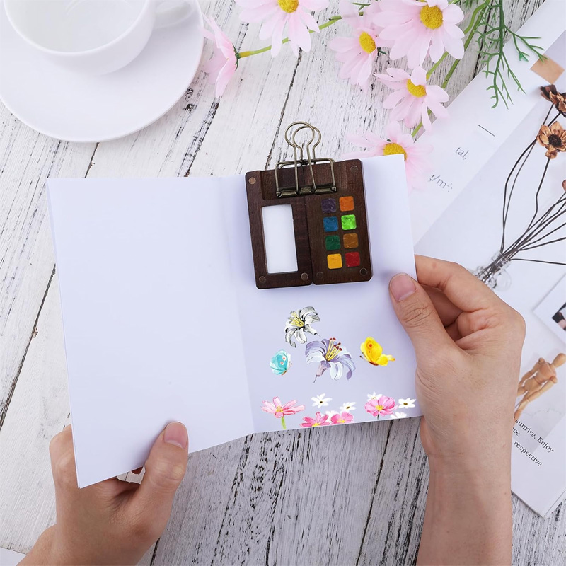 Portable Watercolor Set Travel - Binder Clip Assorted review and price