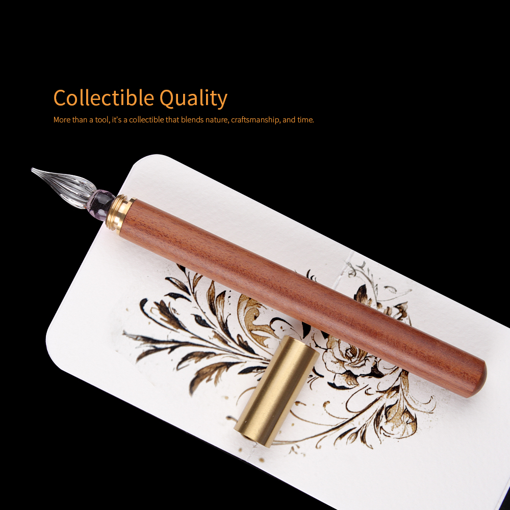 SeamiArt 1pc Wood Handle Glass - Stationery Supplier review and price