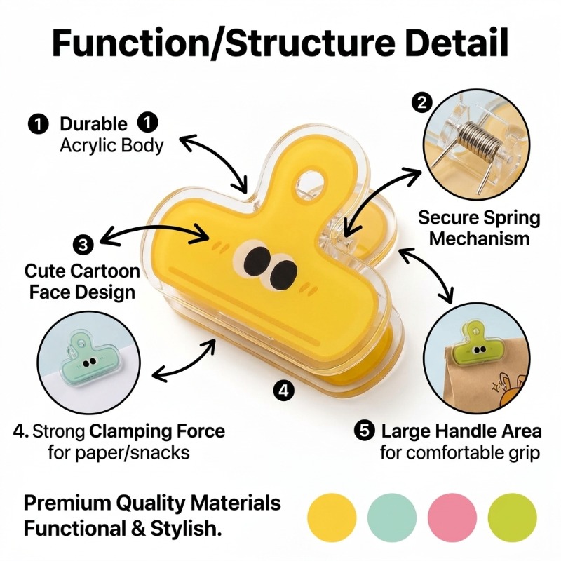 Acrylic Paper Fastener Clips,  - Binder Clip Assorted review and price