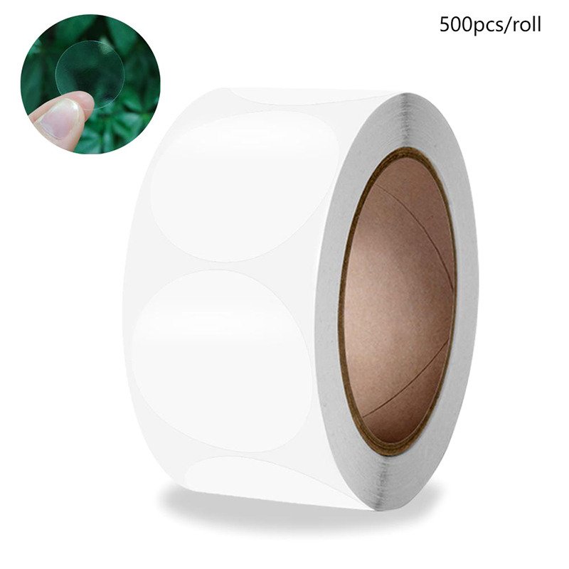 [F] 500pcs/roll Round Transpar - Sticker Label Roll review and price